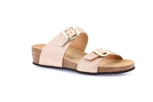 Ciabatta in sughero con leggera zeppa | MEMI CB0825 - beige
