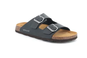 Sandale mit doppeltem Schnalle und Re-Soft Fußbett | BOBO CB0974 - schwarz