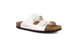 Ciabatta in materiale riciclato | SARA CB2425 - perla