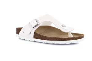 Cork Flip-Flop | LUCE  CB3021 - white