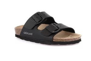 Double buckle slipper | LUCE CB3090 - black