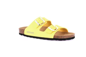 Doppelschnallen-Slipper für Damen | SARA CB4018 - gelb