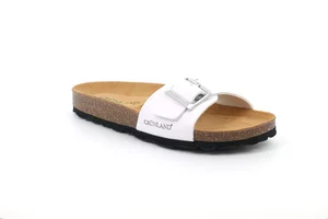 Women' single band slipper in recycled material | SARA CB9950 - white