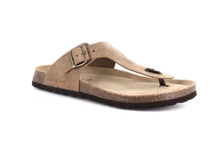 Infradito da uomo in crosta | BOBO CC0141 - tortora