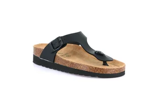 Flip-flop in real cork CC2432 - black