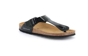 Patent leather Flip-flop | SARA CC4025 - nero nero