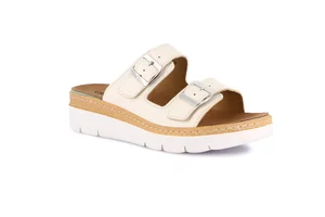 Comfort slipper with wedge | MOLL CE0241 - latte