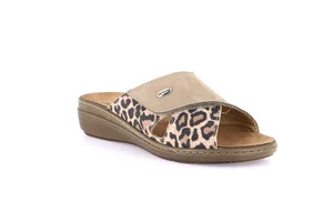 Ciabatta comfort tomaia animalier | ESSI CE0495 - corda