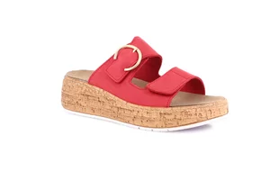 Ciabatta doppia fascia regolabile | DAST CE0607 - rosso