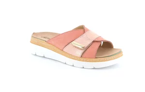 Komfort-Sandalen mit Keilabsatz | MOLL CE1017 - cipria