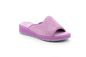 Open toe terry cloth slipper | DOLA CI1317 - lilla