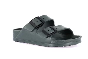 Double buckle EVA slipper | KUBE CI1886 - oliva