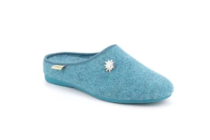 Slipper in wool felt | ADRI CI2530 - sky