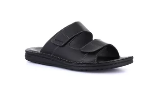 Herren-Slipper aus Leder | LAPO CI2691 - schwarz