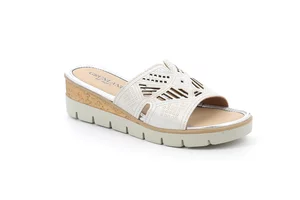 Comfort slipper with wedge | PAFO CI3518 - silver