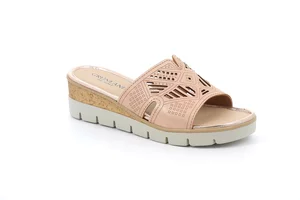 Comfort slipper with wedge | PAFO CI3518 - cipria