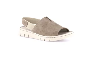 Comfort slipper with a sporty style | GITA CI3601 - taupe
