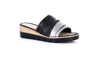 Comfort slipper with wedge | PAFO CI3699 - nero fucile