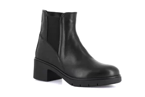 Stiefelette aus echtem Leder | ROLA PO0958 - schwarz