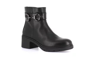 Stiefelette aus echtem Leder | ROLA PO0963 - schwarz