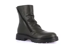 Stiefelette aus echtem Leder | RAKA PO2127 - oliva