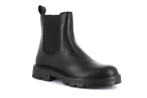 Genuine leather ankle boot | RAKA PO2132 - black