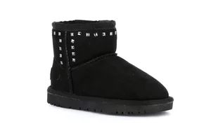 CROM ankle boot with studs PO2142 - black