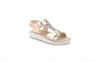 Double buckle sandal with T-Bar | GRIS SA1504 - cipria rosa