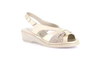 Sandalo comfort in pelle | ELOI  SA1948 - beige