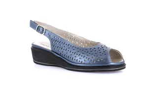 Sandalo comfort in pelle | ELOI  SA1952 - blu