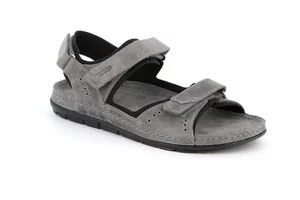 Men's sandal with tear closure | SIRU SA2109 - antracite