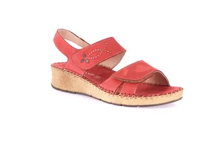 Komfort-Sandale mit handgefertigten Nähten | PALO SA2171 - rot