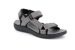 Sports sandal for men | MAAK SA2617 - nero grigio