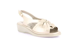 Sandalo comfort in pelle | ELOI  SA2845 - platino