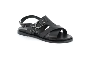 Low city sandal | FEBE SA6246 - black