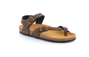 Sandalo eco-friendly | SARA SB0004 - mogano