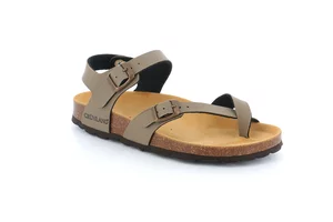 Sandalo eco-friendly | SARA SB0004 - tortora