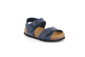 Sandalo in materiale riciclato | ARIA SB0027 - blu