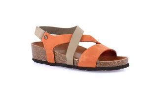 Sandalo in sughero naturale | LEFT SB0073 - mattone beige