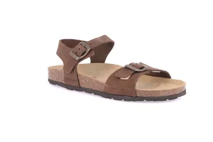 Basic leather sandal | SARA SB0371 - brown