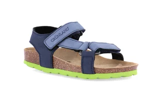 Sandaletto in sughero sportivo | LUCE SB1107 - blu jeans