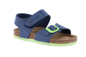 Sandalo con strappo | META SB1162 - blu lime
