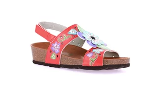 Sandalo in sughero naturale | LEFT SB1175 - rosso