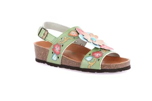 Sandalo in sughero naturale | LEFT SB1175 - verde