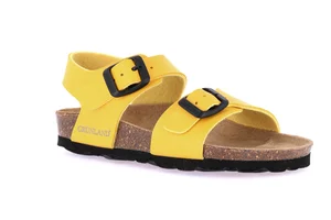 Sandale aus Kork | LUCE SB1206 - gelb