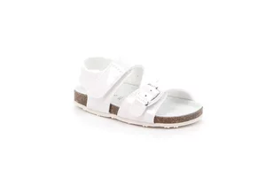 Sandal AFRE with tear closure and buckle SB1257 - white