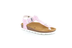 Flip-flop sandal for little girl | LUCE SB1772 - rosa bianco
