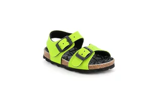 Sandal in cork | ARIA SB2010 - lime