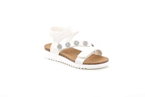 Sandal for little girl with tear closure | COOL SB2051 - white