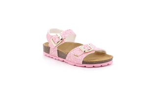 Sandalo bimba in glitter | LUCE SB2129 - rosa